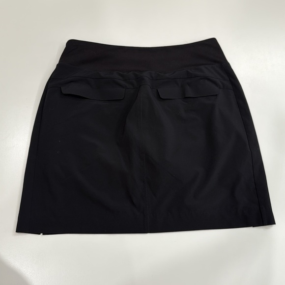 Athleta SoHo Skort Black Athletic Skirt with Shorts Size 4 - Picture 8 of 13